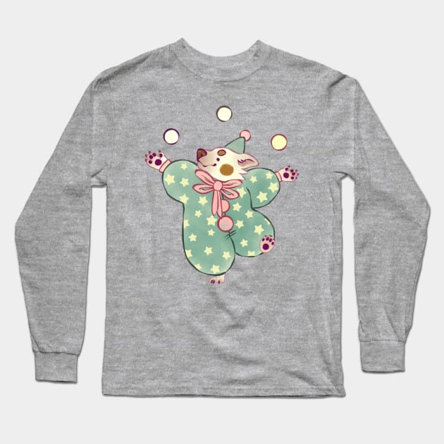 Clown Juggler Long Sleeve T-Shirt by SchmidteGoods